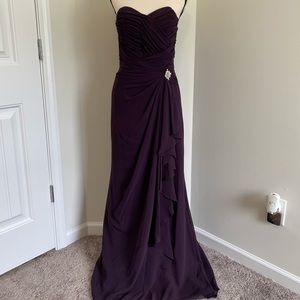 Purple Bridesmaid Dress Size 10